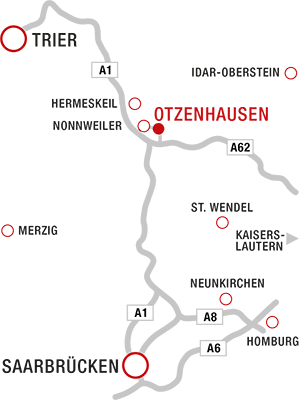 Anfahrt Otzenhausen